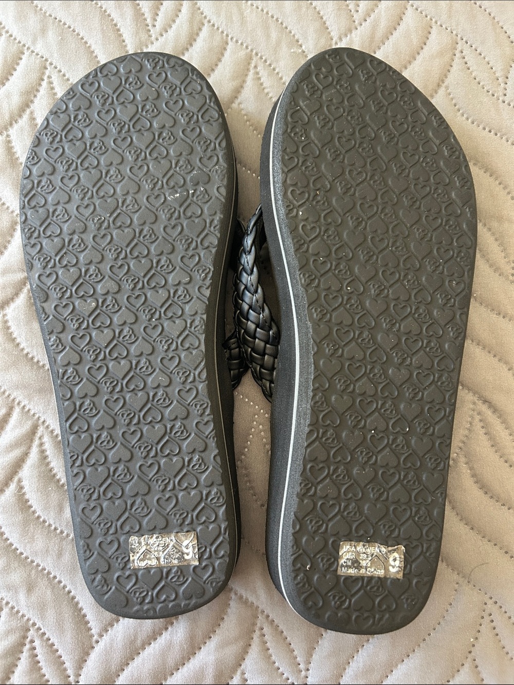 🖤 Cobian Black Braided Strap Flip Flops - Picture 5 of 6